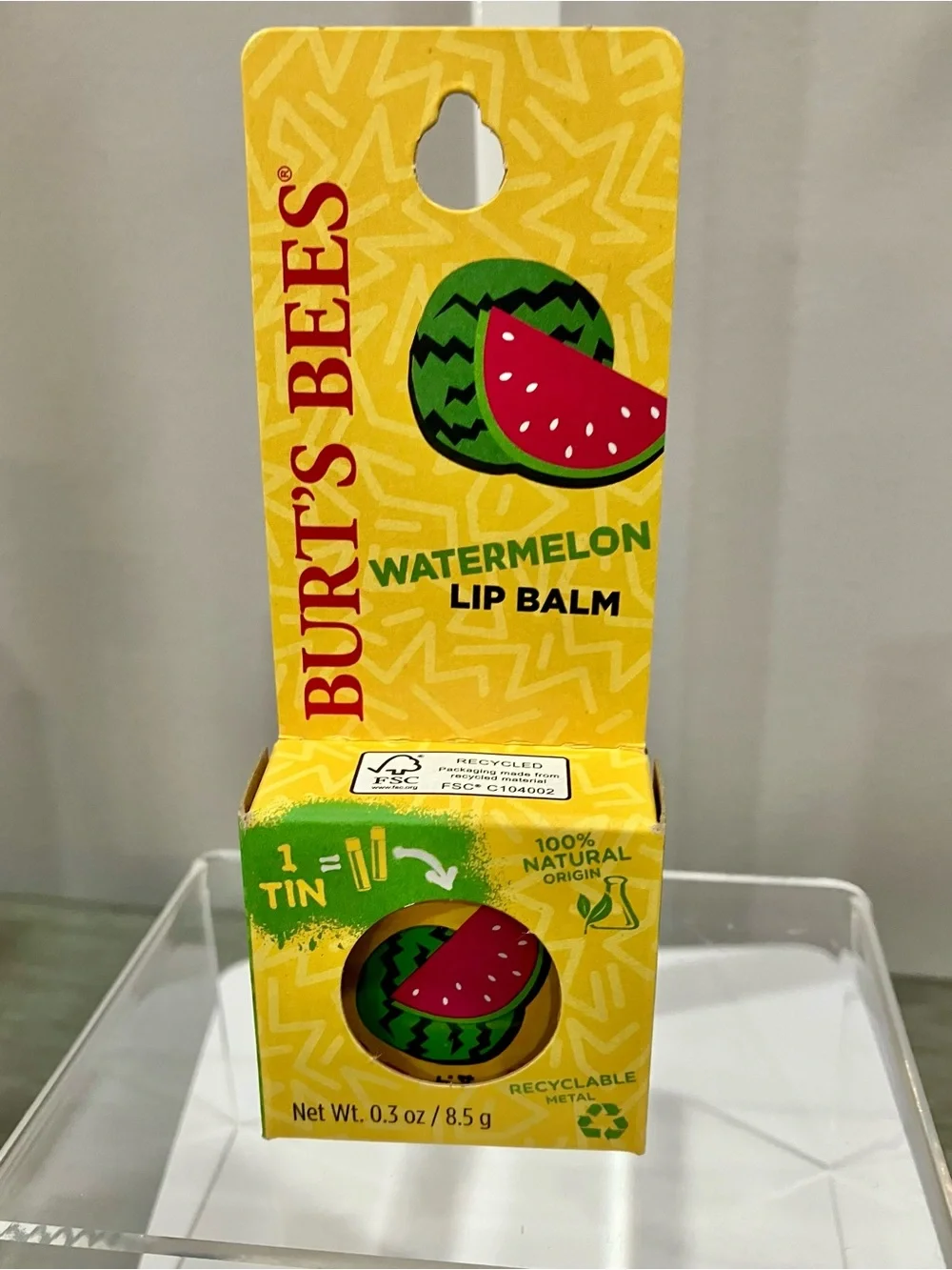 Burt's Bees Watermelon Lip Balm Tin